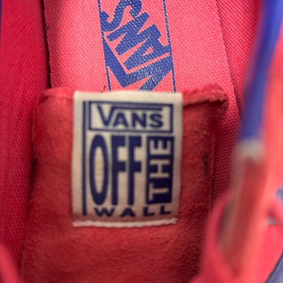 Vans Sport Low Suede PopCush Bambino Honeysuckle/Blue M-7.5 W-9 Streetwear Suede - Picture 11 of 12